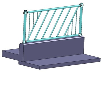 Диагональные кормовые оцинкованные решетки